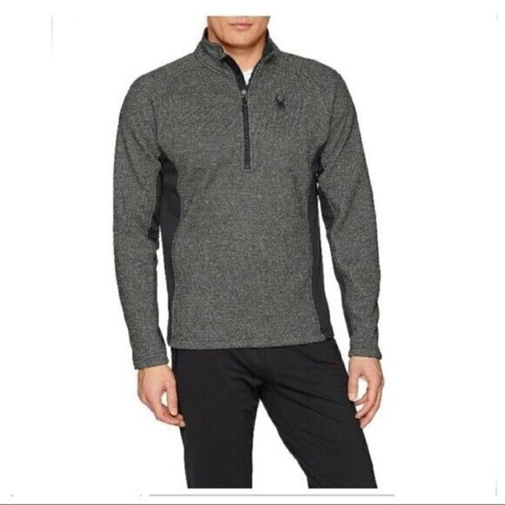 Spyder Outbound Half Zip Gray Pullover Sweater Xxl - image 1